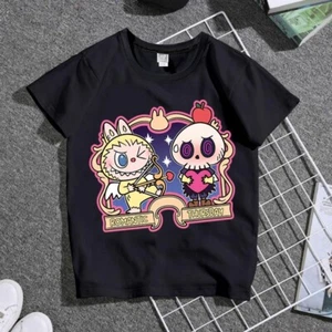 TYCOCO & LABUBU Monster Cosplay T-Shirt Shirt Unterhemd Kostüme cotton Schwarz - Picture 1 of 2
