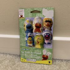 Sesame Street Egg Wraps Set Easter Decoration Elmo Big Bird Ernie Cookie Monster