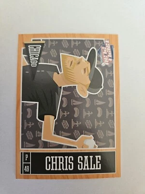 2013 Panini Triple Play Baseball Card Chris Sale 17 - Image 1 of 2