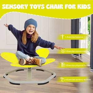 Sensory Spinning Chair for Kids, Non-Slip Base Kids Swivel Chair, Sit and Spin - Picture 1 of 6