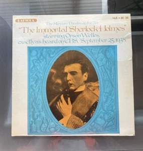 ORSON WELLES ~ THE IMMORTAL SHERLOCK HOLMES 1938 ~ LP 1974 RADIOLA SEALED - Picture 1 of 2