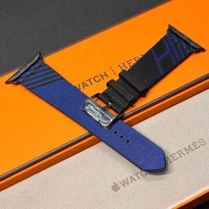 Apple Watch Hermès jumping Simple Tour Band 46mm,45mm,44mm Open Box - Photo 1 sur 8
