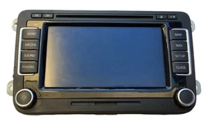 2010-2015 Volkswagen GPS Navigation Radi Touchscreen Bluetooth 3C0035684C OEM - Picture 1 of 18
