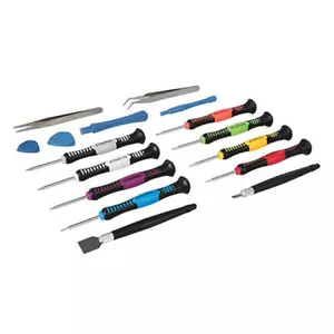 16PC PRECISION SCREWDRIVER PHONE REPAIR KIT FOR MOBILE PHONE LAP TOP COMPUTER - Picture 1 of 3