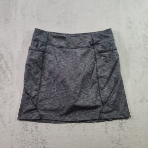 Athleta Excursion Skort Womens Large Tall Charcoal Gray Golf Tennis Outdoor