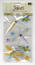 DRAGONFLIES DIMENSIONAL STICKERS, Jolee's, EK Success