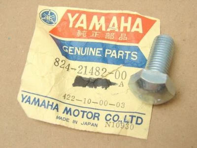 NOS Yamaha 1971 SL292 1972 GP292 GP433 1973 EL433 Dome Head Bolt 824-21482-00 - Image 1 of 2