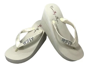 Infradito Moglie per Sposa in Avorio e Argento Tacco Alto 3,5 Pollici per Matrimonio - Foto 1 di 17