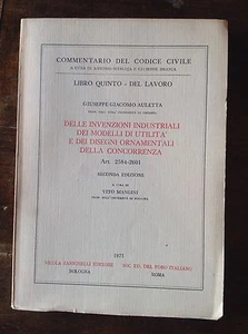 AULETTA INVENZIONI INDUSTRIALI ART 1584-2601 LIBRO V COMMENTARIO COD.CIVILE 1973 - Picture 1 of 1