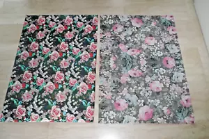 cartoleria vintage 2 fogli carta regalo plastificata Camomilla anni 80 90 68x100 - Foto 1 di 5