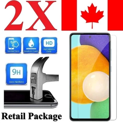 (2 PACK) Premium Screen Protector For Samsung Galaxy A53 5G / A52s 5G / A52 5G - Image 1 of 4