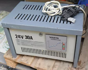 BATTERY CHARGER VARTA 24V 30A F. FORK FORKLIFT ANMEISE LIFT TRUCK FORKLIFT - Picture 1 of 2