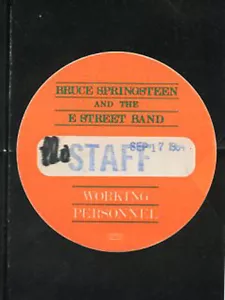 Bruce Springsteen-backstage pass working personnel staff 9/17/84 Philly Spectrum - Picture 1 of 1