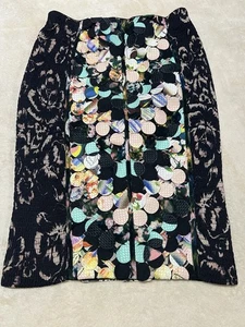 Byron Lars Paillette Pencil Skirt Size 2 Petite - Picture 1 of 8