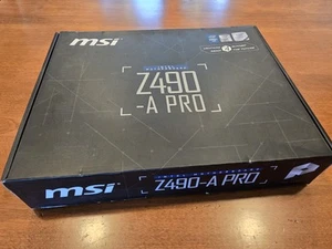 MSI Z490-A PRO LGA 1200 Intel Motherboard (Brand New) - Afbeelding 1 van 6