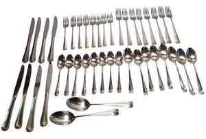 Gorham New Colony 50 Stück 8 Gedecke Edelstahl Besteck Silberbesteck Extras - Bild 1 von 10