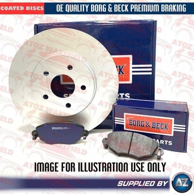 Para Opel Vectra C Frente Original Borg & Beck Discos de Freno Set Zapatas 285MM - Imagen 1 de 4