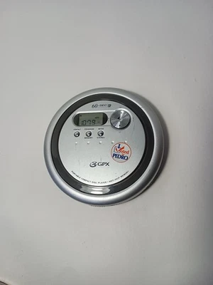 Reproductor de discos compactos GPX CDP4504DT-N reproductor de CD portátil ESP de 60 segundos probado funciona Foto 1 de 4