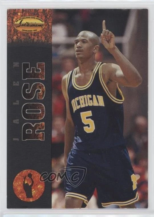 1994-95 Ted Williams Card Company Jalen Rose #55 Rookie RC - Image 1 of 2