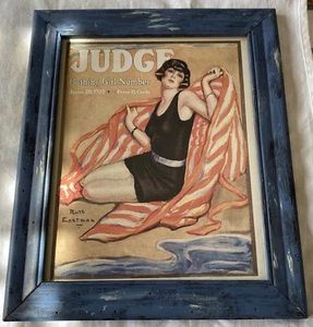 Judge Magazine June 1925 Bathing Girl Cover Ruth Eastman Advertising Americana - Picture 1 of 24
