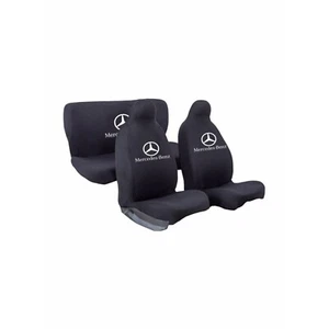 Auto Seat Cover For Mercedes Car Seat Covers Full Set Fabric Elastic Car Seat - Picture 1 of 6