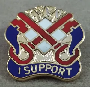 US Army 122nd Support Group (135th S&S Battalion ) Unit Crest Insignia - Picture 1 of 1