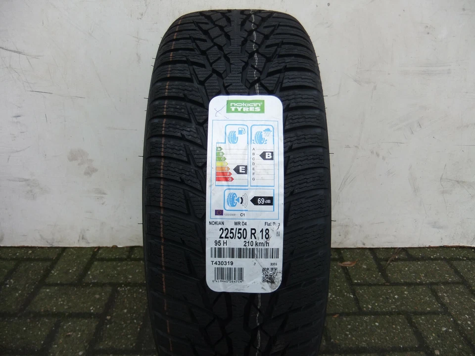 1 Winterreifen Nokian WR D4 Run Flat 225/50R18 95H  - Bild 1 von 1