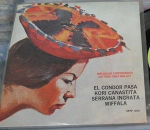GUNTHER HEINEMANN  -EL CONDOR PASA / SERRANA INGRATA- PERUVIAN 7" EP PS FOLK - Picture 1 of 4