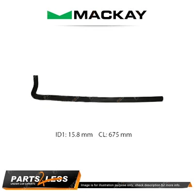 Mackay Heater Hose for Daihatsu Rocky 2.8L 4 cyl OHV 8V 1984-1999 To Engine - image 1 of 2