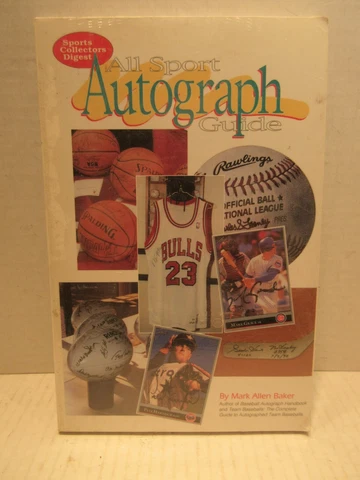 All Sport Autograph Guide by Mark Allen Baker Sports Collectors Digest Book Cover