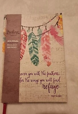 Notebook Journal Markings By C.R. Gibson Hardcover 160 Pages Ruled  - Image 1 of 4