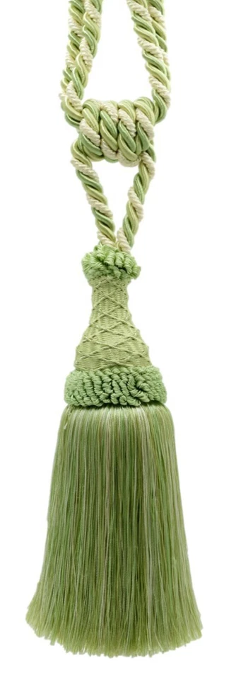 Corbata borla DÉCOPRO, color # 2222 - marfil verde salvia [se vende individualmente] Foto 1 de 1