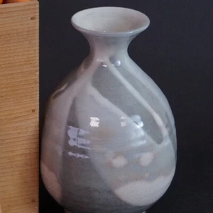 Botella de sake japonés Kyo hecha a mano Tokkuri de Koun Miyagawa 6132 - Imagen 1 de 10