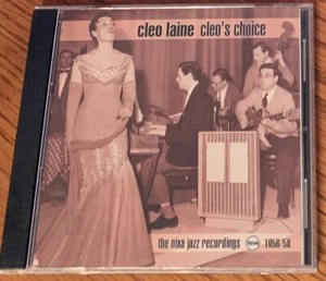 CLEO LAINE "CLEO'S CHOICE-THE NIXA JAZZ RECORDINGS" RARE ORIGINAL 1996 UK CD - Picture 1 of 1
