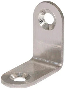 10 X Corner Brace Angle Brackets Oval End Stainless Steel 20 20 16 X 2mm Onest - Picture 1 of 1