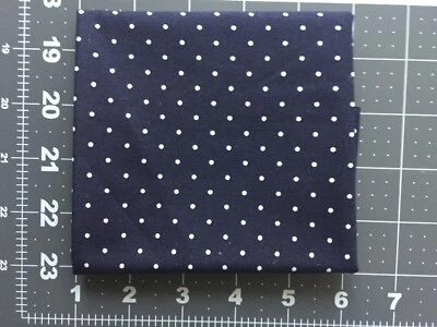 Cuarto de tela de punto suizo azul marino 18"x21" listo para enviar tejido algodón libre de humo hogar Foto 1 de 2