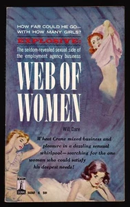 Will Dare, Web of Women, Beacon B656F, 1963 Paperback Original - Picture 1 of 3