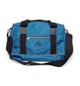 Borsone palestra Davidoff Cool Water blu nero viaggio con scomparto zip inferiore - Foto 1 di 12