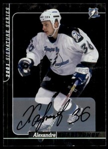 2000-01 BAP Signature Series Alexander Kharitonov Auto * Lightning #234