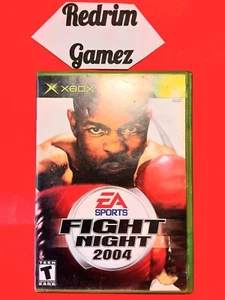 Fight Night 2004 COMPLETE Black Label Original XBOX Video Games EA Sports - Picture 1 of 3