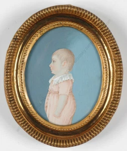 Johann Friedrich Leberecht Reinhold (1744-1807)-Attrib. "Miniature portrait" - Picture 1 of 5