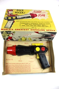 Fantásticos gráficos oficiales BUCK ROGERS "SONIC RAY" siglo 25 caja de fábrica - Imagen 1 de 10