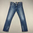 Pilcro And The Letterpress Jeans Womens 28 Blue Denim Distressed Stretch