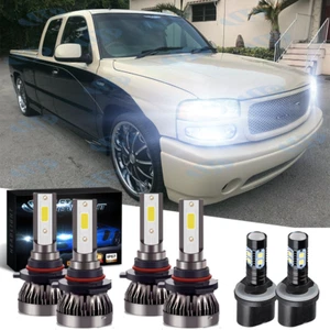 Para GMC Sierra 1500 2500 1999-2002 - Combo 6x faros LED + bombilla antiniebla YH - Imagen 1 de 12