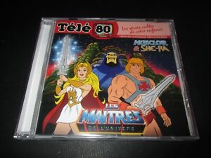 CD NEUF "TELE 80 : LES MAITRES DE L'UNIVERS (MUSCLOR & SHE-RA)" 40 morceaux