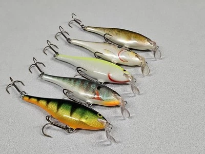 (5) Discontinued Rapala SHALLOW SHAD RAPS SSR-9...Finland/Ireland...Nice!!! - Image 1 of 3