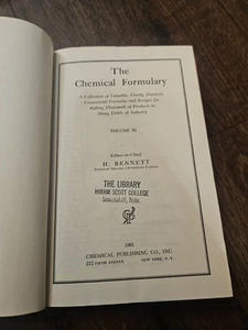 1961 The Chemical Formulary H. Bennett Volume 11 - Picture 1 of 6