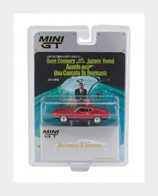 MINI-GT MGT00905-007i FORD USA - MUSTANG MACH-1 COUPE 1971 - 007 JAMES BOND - DI - Immagine 1 di 2