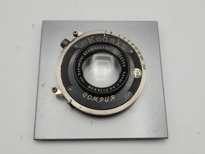Lente vintage Schneider Kreuznach Xenar 13,5 cm 135 mm F4,5 en obturador Kodak Compur Foto 1 de 4