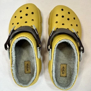 Crocs All Terrain Lined Clogs Men’s 9 Women’s 11 Desert Grass 207936-76A - Picture 1 of 10